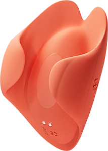 Tracy's Dog, Pockety Wearable Mini Vibrator, Dual-Hand Control & 7 Vibration Modes, Compact With Travel Lock, Coral Red