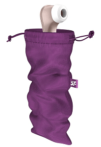 Satisfyer Treasure Bag for Toys, Θήκη Αποθήκευσης Παιχνιδίων L (26 x 15 cm), Violet