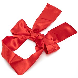 SMD Prime Instict, BDSM Satin Band Blindfold, Σατέν Μάσκα Ματιών 150cm, Red
