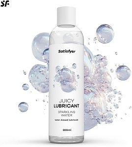 Satisfyer Juicy Lubricant, Water Based Λιπαντικό, Sparkling Water, 300ml