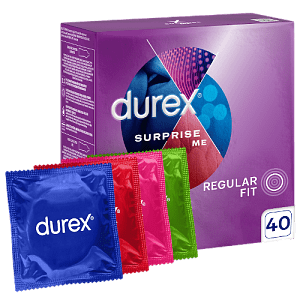 Durex Προφυλακτικά Surprise Me Mix 40τμχ