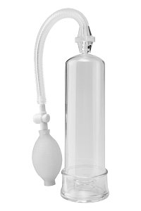 Pipedream Pump Worx Beginner's Power Pump, Τρόμπα Μεγέθυνσης Πέους, White Clear