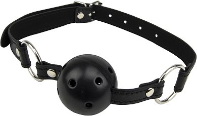 SMD Prime Fetish Breathable Ball Gag, BDSM Φίμωτρο σε Μαύρο Χρώμα