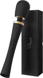 Tracy's Dog Wand Vibrator, Aσύρματος Κλειτοριδικός Δονητής, Black