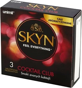 Skyn Cocktail Προφυλακτικά χωρίς Λάτεξ (Με διάφορες Γεύσεις) 3τμχ