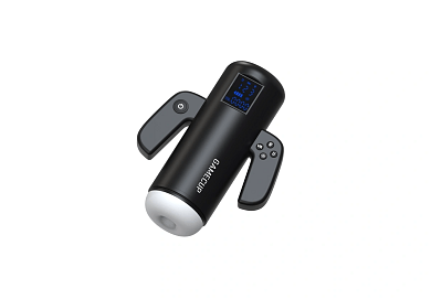SMD Stellar Male Masturbator, Realistic Textured Vagina, 4 Sucking & 9 Vibration Modes, Black