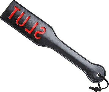SMD Doit Paddle Sluted 32cm από Vegan Leather, Black