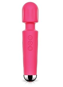 SMD Vibrator Wand, Ασύρματος Κλειτοριδικός δονητής, 20 Vibrations & 8 intensities, Pink
