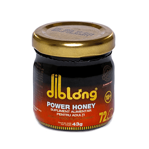 Diblong Power Honey, Αφροδισιακό Μέλι με Ginseng, Maca & 20 φυτικά εκχυλίσματα, 43gr