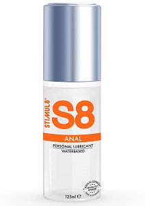 S8 Waterbased Anal Lube, Λιπαντικό 125ml