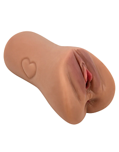 Crazy Bull Elena, Vagina Masturbator with 3D Textured Realistic Pussy, Brown