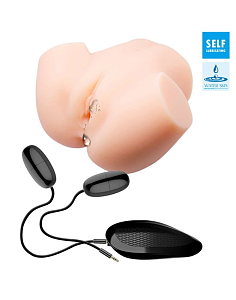 Crazy Bull Veronica, Vagina & Anus Masturbator Δονούμενο, Life-Like Skin, Flesh