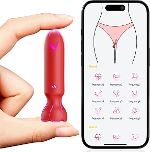 SMD Caliber, App Controlled Mini Vibrator, Δονητής με 9 Vibrating Modes με Bluetooth