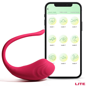 SMD App Controlled Vibrator for Couples Lite Version, Ασύρματος Κλειτοριδικός Δονητής με Bluetooth για Ζευγάρια, Pink