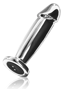 ToyJoy The Intruder Vibrating Plug, Butt Plug Vibrator, Πρωκτική Σφήνα με Δόνηση 11.8cm, Silver