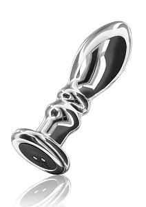 ToyJoy The Slider Vibrating Plug, Butt Plug Vibrator, Πρωκτική Σφήνα με Δόνηση, Silver