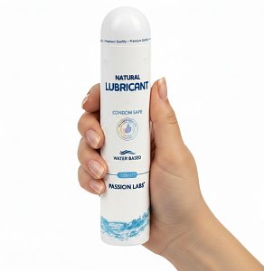 Passion Labs Natural Water Based Lubricant, Λιπαντικό με Βάση το Νερό, 125 ml