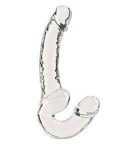 SMD Vanguard Fill Me Strapless Double Ended Realistic Bendable Dildo, Διπλο Strapless Ρεαλιστικό Dildo, Clear
