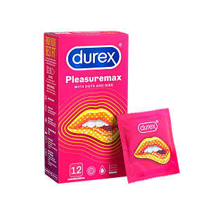 Durex Προφυλακτικά Pleasuremax με Ραβδώσεις και Κουκκίδες 12τμχ