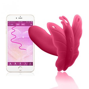 Realov Lydia I, Smart Δονητής Πεταλούδα με App, Pink
