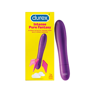 Durex Intense Pure Fantasy Δονητής 17.5cm, Purple