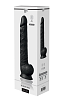 Dream Toys Real Love, Dual Density XXL Hyperealistic Dildo, Thermoreactive, Suction Cup Base, 38cm, Black