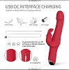 SMD Bunnie Hero, Rabbit Clitoral Stimulation and G Spot Vibrator 2-in1, Διπλός Δονητής με 10 Vibrating Modes, Red