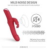 SMD Bunnie Hero, Rabbit Clitoral Stimulation and G Spot Vibrator 2-in1, Διπλός Δονητής με 10 Vibrating Modes, Red