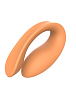 Dream Toys Glam, Couples Vibrator Wireless Remote, Διπλός Δονητής για Ζευγάρια, 4 Rhythms & 3 Speeds, Orange