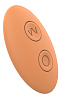 Dream Toys Glam, Couples Vibrator Wireless Remote, Διπλός Δονητής για Ζευγάρια, 4 Rhythms & 3 Speeds, Orange