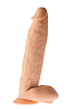 Dream Toys Mr Dixx Giant Gio, Realistic Flexible Dildo, Suction Cup, Ρεαλιστικό Dildo με Όρχεις και Βεντούζα, 30cm, Flesh