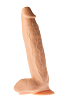 Dream Toys Mr Dixx Giant Gio, Realistic Flexible Dildo, Suction Cup, Ρεαλιστικό Dildo με Όρχεις και Βεντούζα, 30cm, Flesh