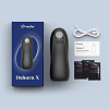 Tracy's Dog Osburn-X Male Masturbator, Realistic Textured Vagina, 4 Sucking & 9 Vibration Modes With Burst Mode, Black