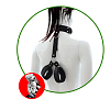 SMD Bound & Helpless, BDSM Neck & Wrist Restraint Kit for Beginners, Black