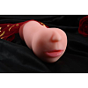SMD Vixen BJ Mouth Masturbator with 3D Textured Canal 15cm, Flesh