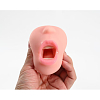 SMD Vixen BJ Mouth Masturbator with 3D Textured Canal 15cm, Flesh