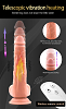 SMD Treasure Love, Realistic Silicone Vibrator Dildo 21cm με Remote, Thrusting, Heating & Swinging Function