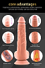 SMD Treasure Love XL, Realistic Silicone Vibrator Dildo 22cm με Remote, Thrusting, Heating & Swinging Function