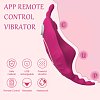 SMD Wearable Full Stealth App-Controlled Panty Vibrator, Remote Control Clitoral G-Spot Stealth Stimulation, 9 Vibrations, Pink