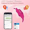 SMD Wearable Full Stealth App-Controlled Panty Vibrator, Remote Control Clitoral G-Spot Stealth Stimulation, 9 Vibrations, Pink