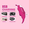 SMD Wearable Full Stealth App-Controlled Panty Vibrator, Remote Control Clitoral G-Spot Stealth Stimulation, 9 Vibrations, Pink
