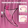 SMD Wearable Full Stealth App-Controlled Panty Vibrator, Remote Control Clitoral G-Spot Stealth Stimulation, 9 Vibrations, Pink