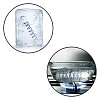 SMD Celestial, Glass Dildo with Blue Raised Spiral Texture & Mushroom Tip 17cm, Clear / Blue