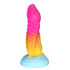 SMD Ravager Monster Dildo Collection Multicolor Silicone Monster Dildo with Suction Cup, 20.4 cm