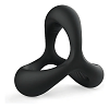 SMD Tamer Adjustable Silicone Penis Pleasure Ring, Ρυθμιζόμενο Δαχτυλίδι Πέους από Σιλικόνη, Black
