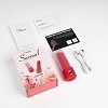Tracy's Dog Surreal App Controlled Lipstick Vibrator, Silky-Soft Silicone, Portable & Whisper-Quiet With 10 Vibration Modes, Red