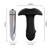 SMD Vibe Arrow, Single Speed ​​Butt Plug With Removable Vibrating Bullet, Anal Wedge with Bullet Vibrator, 9cm, Black