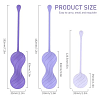SMD Elysia Bleu, Silicone Kegel Training Balls, Κολπικές Μπάλες Εκγύμνασης από Σιλικόνη, Σετ των 3, Blue