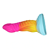 SMD Ravager Monster Dildo Collection Multicolor Silicone Monster Dildo with Suction Cup, 20.4 cm