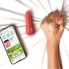 Tracy's Dog Surreal App Controlled Lipstick Vibrator, Silky-Soft Silicone, Portable & Whisper-Quiet With 10 Vibration Modes, Red